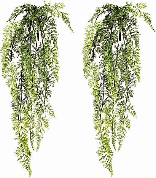 Creativ green Kunstranke "Farn-Hängebusch", im 2er Set günstig online kaufen