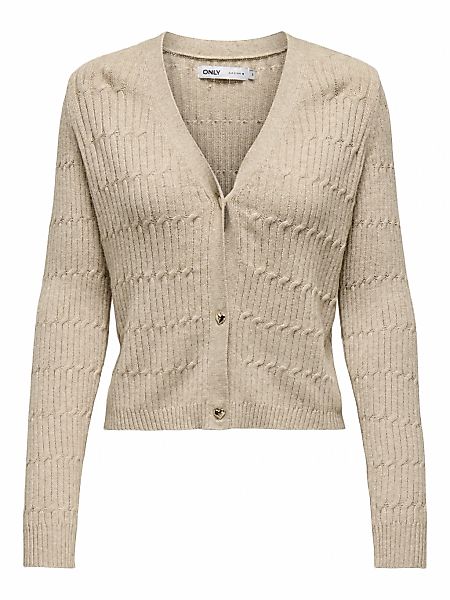ONLY Strickjacke ONLKATIA LS CABLE V-NECK günstig online kaufen