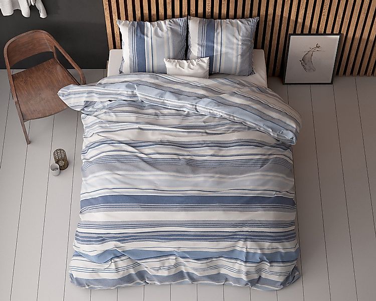 Sitheim-Europe Bettwäsche Stripy Bettbezug mit Kissenbezug, günstig online kaufen