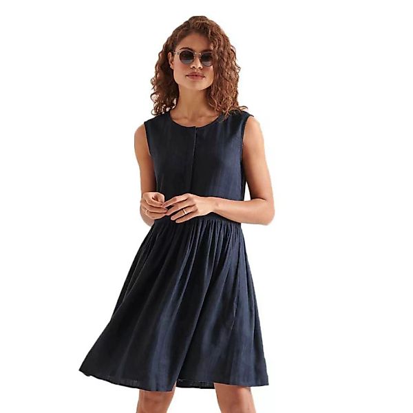 Superdry Textured Day Kurzes Kleid L Eclipse Navy günstig online kaufen