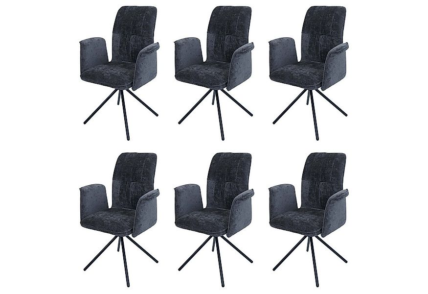 MCW Esszimmerstuhl MCW-N99 (Set, 6 St), Angenehm weiche Polsterung, Mit Fuß günstig online kaufen