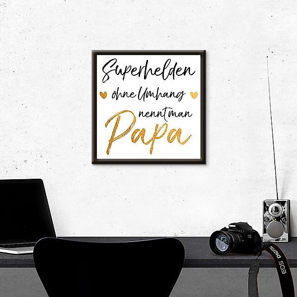Artland Wandbild »Super Helden ohne Umhang«, Sprüche & Texte, (1 St.) günstig online kaufen