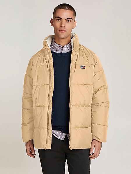 Tommy Jeans Steppjacke "TJM POLY PUFFER EXT" ohne Kapuze Winterjacke mit St günstig online kaufen
