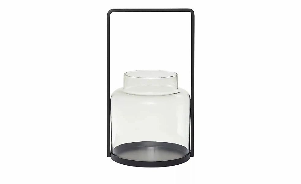 Windlicht   ¦ schwarz ¦ Eisen,Glas ¦ Maße (cm): B: 21 H: 26 T: 19.0 Accesso günstig online kaufen