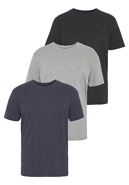 Man's World T-Shirt neue Farben! (3er-Pack) günstig online kaufen