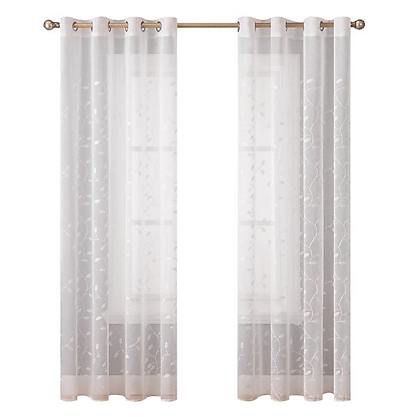 BYSURE Vorhang, Ösen (2 St), transparent, günstig online kaufen