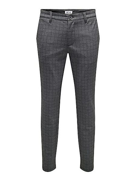 ONLY & SONS Chinohose Slim Fit Reißverschluss Seitentaschen ONSMARK CHECK 0 günstig online kaufen