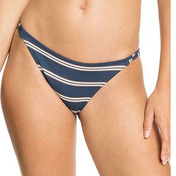 Roxy Moonlight Splash Moderate Bikinihose XL Mood Indigo Will Stripes Lurex günstig online kaufen