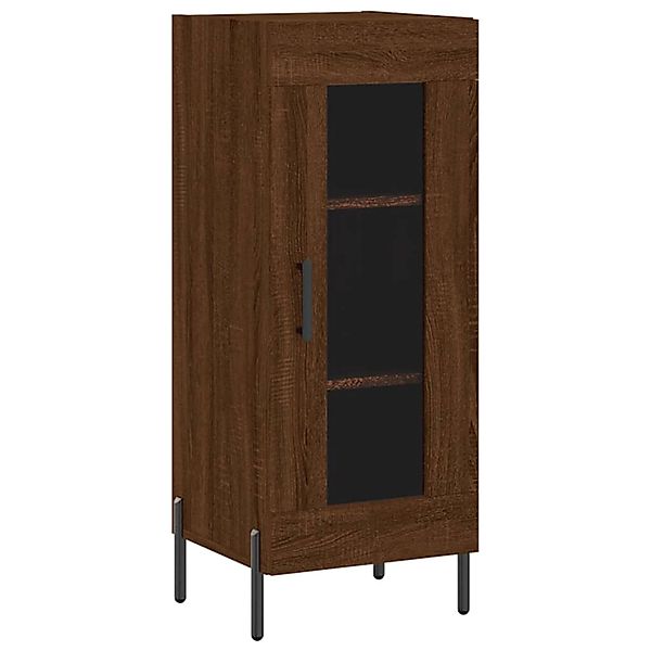 vidaXL Sideboard Braun Eichen-Optik 34,5x34x90 cm Holzwerkstoff 828811 günstig online kaufen