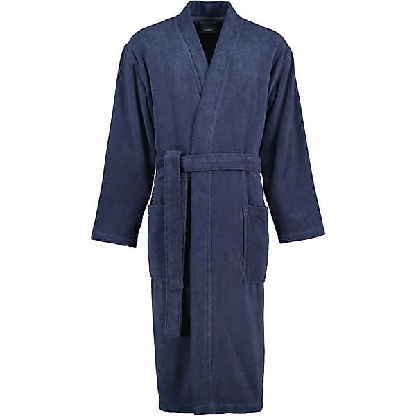 Cawö Home Bademantel Cawö Home Herren Bademantel Kimono Luxury 828-17 blau günstig online kaufen