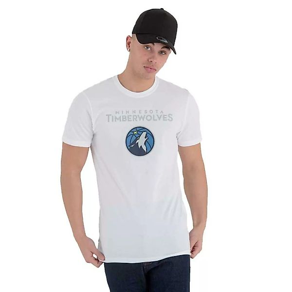 New Era Team Logo Minnesota Timberwolves Kurzärmeliges T-shirt 2XL White günstig online kaufen