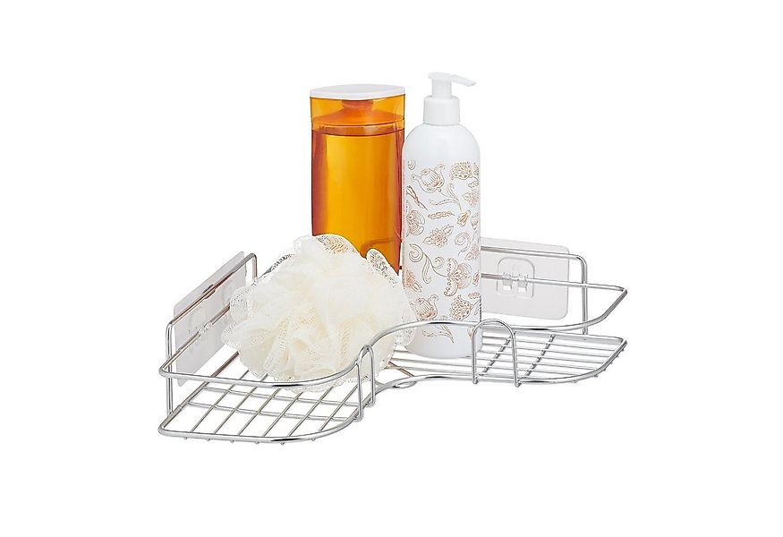 relaxdays Duschkorb Eck Duschablage ohne Bohren günstig online kaufen