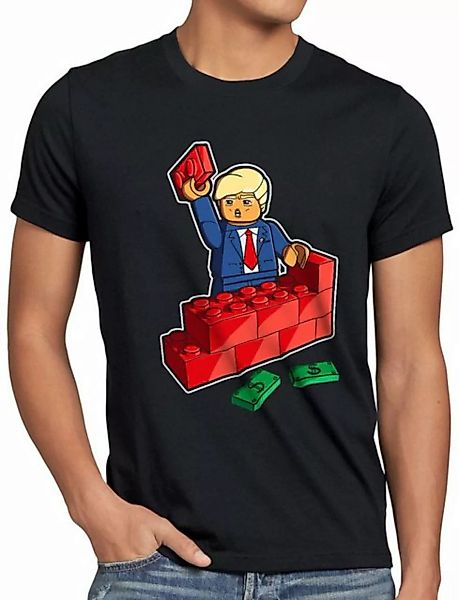 style3 Print-Shirt Herren T-Shirt Baustein Präsident usa vereinigte staaten günstig online kaufen
