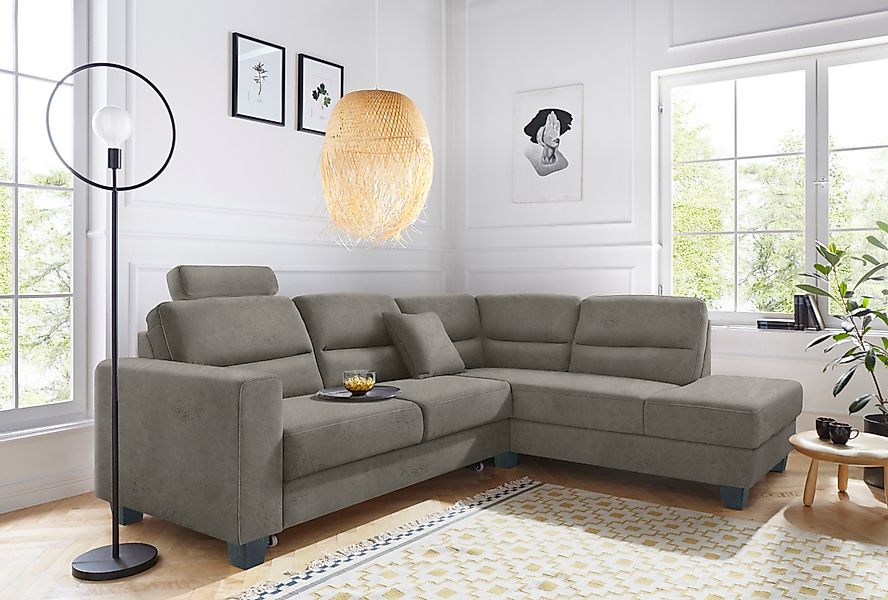 TRENDMANUFAKTUR Ecksofa Chamber, zeitlos & elegant, günstig online kaufen
