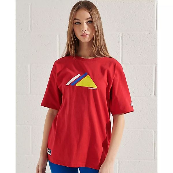 Superdry Mountain Sport Kurzarm T-shirt L Risk Red günstig online kaufen