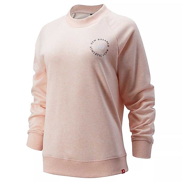 New Balance Essentials Athletic Club Crew Pullover S Oyster Pink Heather günstig online kaufen