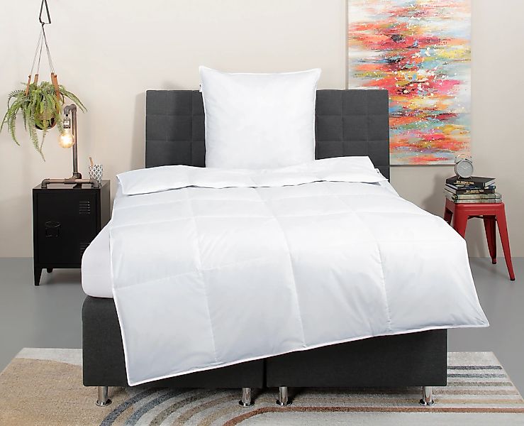 OTTO home Daunenbettdecke + Kopfkissen "Cyra Set, Bettdecke 135x200 & 155x2 günstig online kaufen