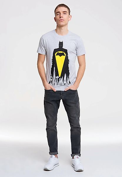LOGOSHIRT T-Shirt "DC - Batman - Skyline" mit Batman-Motiv günstig online kaufen