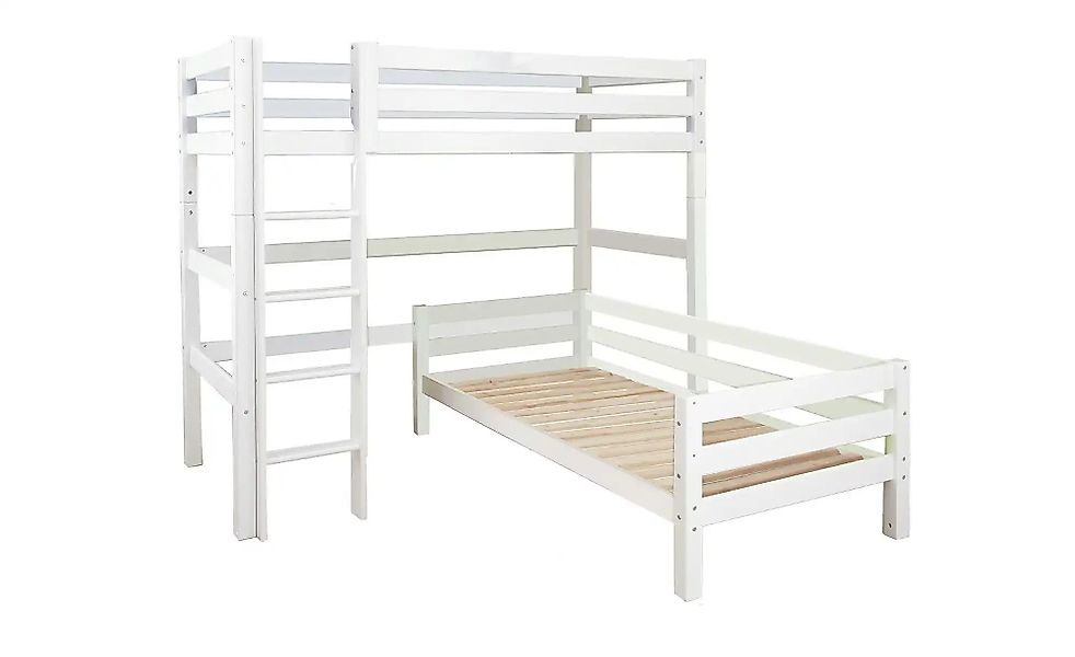 Eck-Etagenbett  ECO Luxury ¦ weiß ¦ Maße (cm): B: 216 H: 177 Betten > Bettg günstig online kaufen