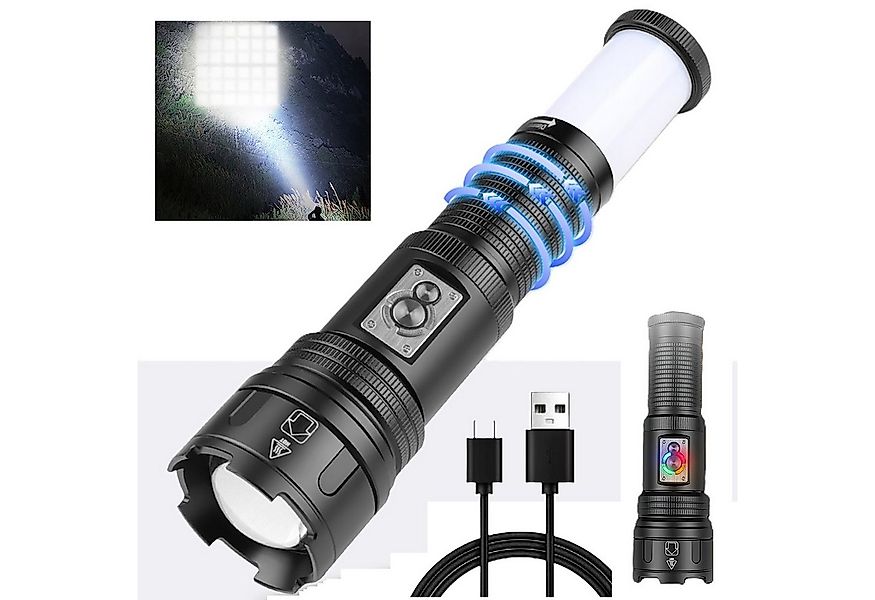DOPWii LED Taschenlampe Superhelle Flashlight, 1800LM,Campinglampe 10 Modi, günstig online kaufen