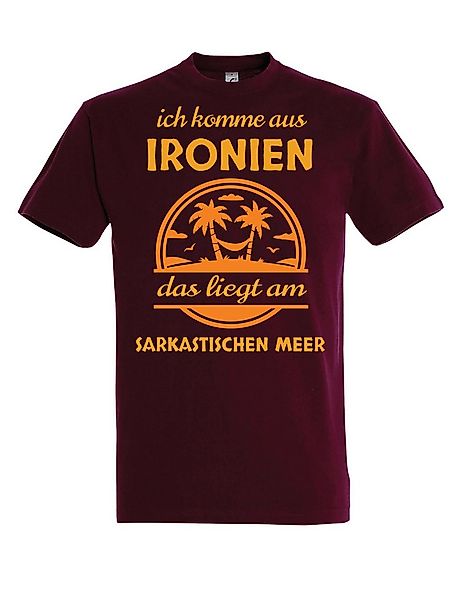 Youth Designz T-Shirt "Ironien" Herren T-Shirt witziger Spruch Geschenk Mot günstig online kaufen