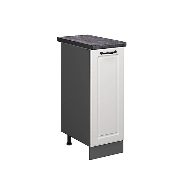 Vicco Apothekerschrank R-Line, Weiß Landhaus/Anthrazit, 30 günstig online kaufen