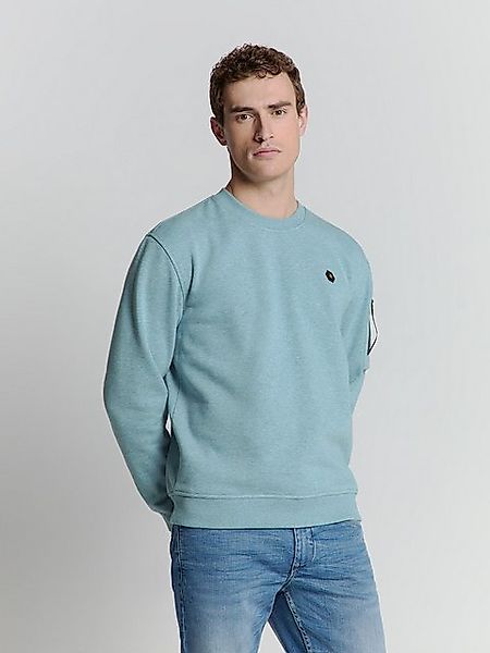 NO EXCESS Sweater No Excess Rundhalspullover Sweater Crewneck Melange günstig online kaufen