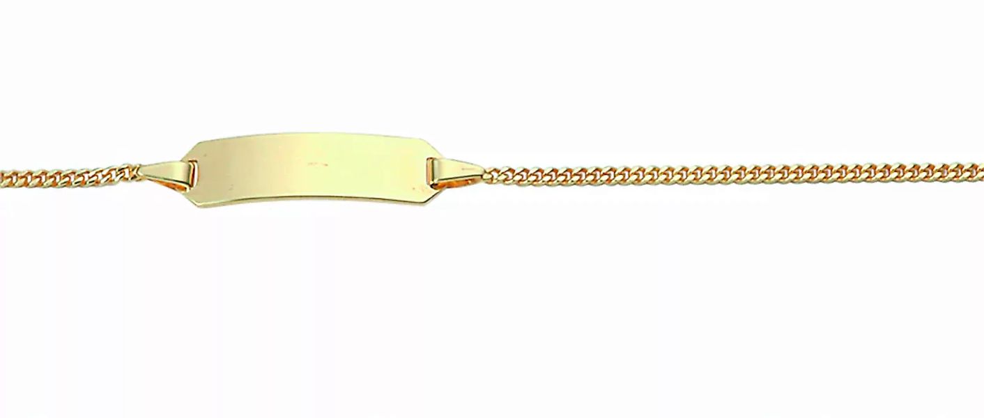 Adelia´s Goldarmband "585 Gold Flach Panzer Armband 14 cm", 585 Gold Goldsc günstig online kaufen