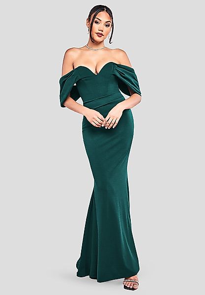 Goddiva Maxikleid Off The Shoulder Draped günstig online kaufen