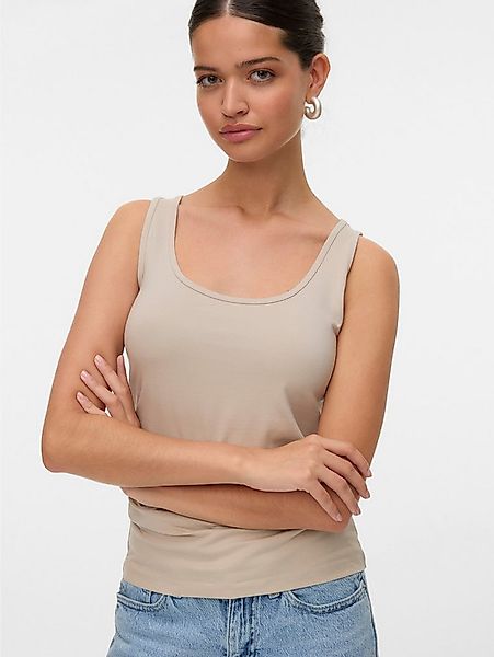 Vero Moda Tanktop VMLULU LONG TANK TOP JRS GA NOOS Baumwollmischung, regula günstig online kaufen