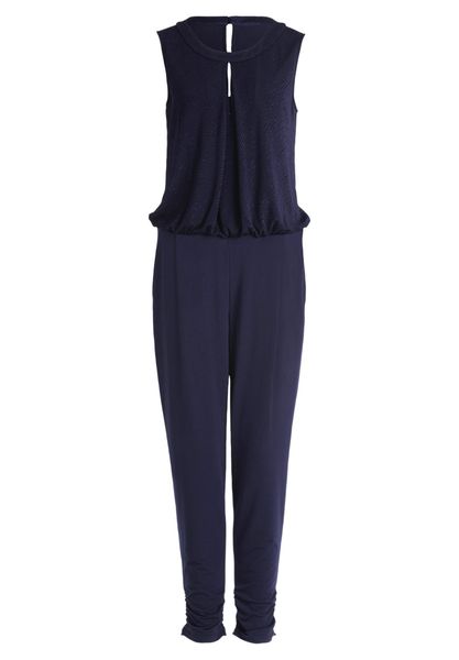 Vera Mont Overall "Damen Jumpsuit im Glitzer-Look" 1 tlg. Glitzer günstig online kaufen