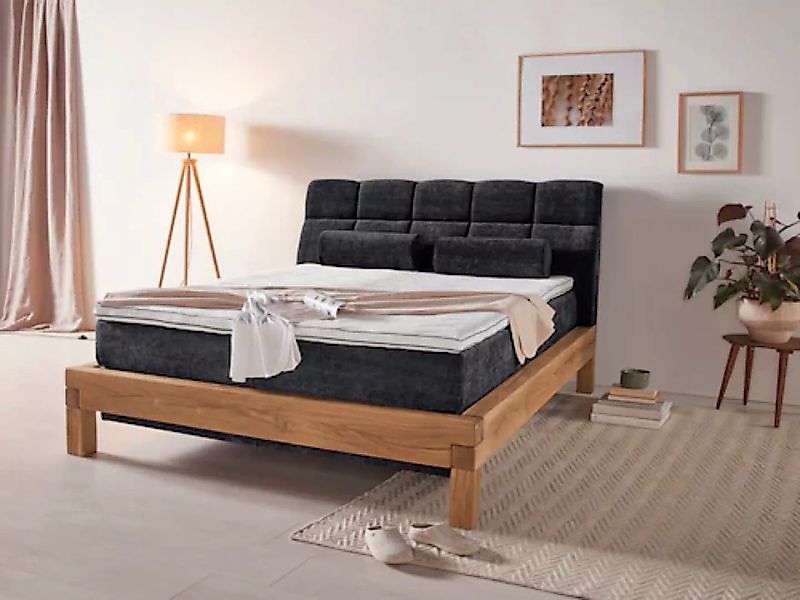 Home affaire Boxspringbett "Villads", Liegefläche: 160/200 cm aus Balkeneic günstig online kaufen