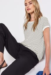 STREET ONE Shirttop mit Streifen Muster günstig online kaufen