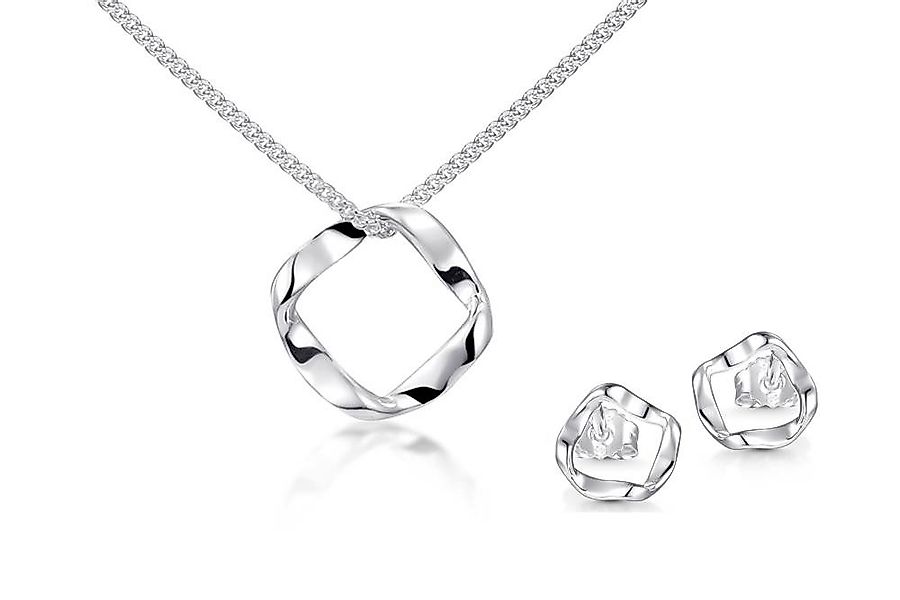 Silberkettenstore Schmuckset Schmuckset 3tlg. Kette mit günstig online kaufen