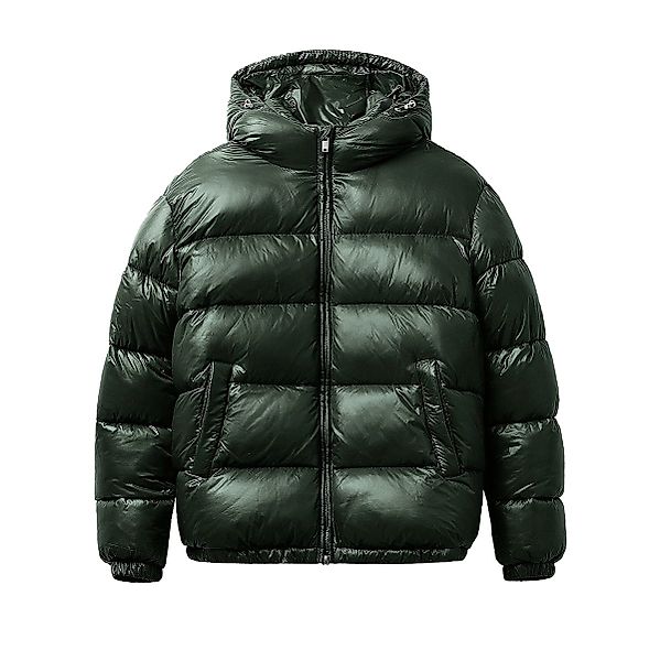 Burocs Steppjacke Glossy verstellbare Kapuze günstig online kaufen