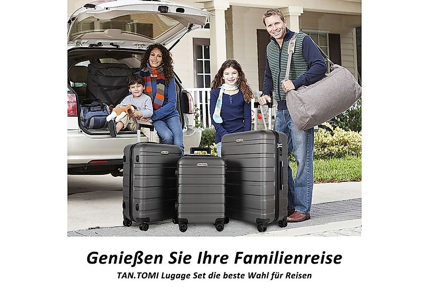 TAN.TOMI Handgepäckkoffer Koffer Hartschale Leicht Reisekoffer ABS Geräumig günstig online kaufen