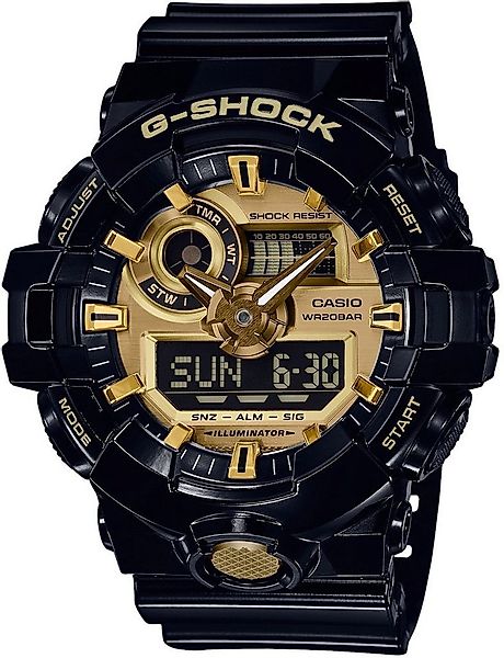 CASIO Digitaluhr Casio G-Shock Herren Uhr GA-710GB-1AER GA-710GB-1AER, Casi günstig online kaufen