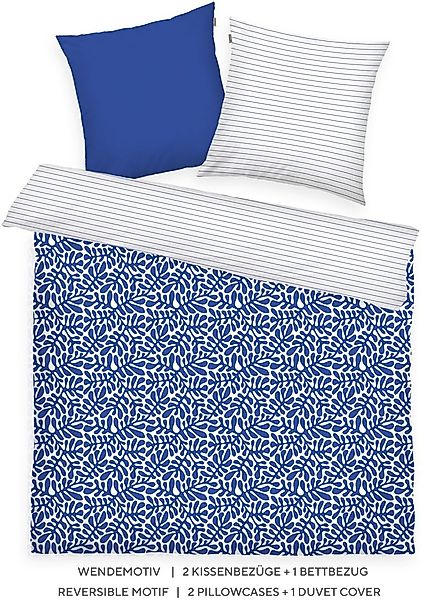 TOM TAILOR HOME Bettwäsche »ORGANIC LEAVES in Gr. 135x200cm, 155x220cm oder günstig online kaufen