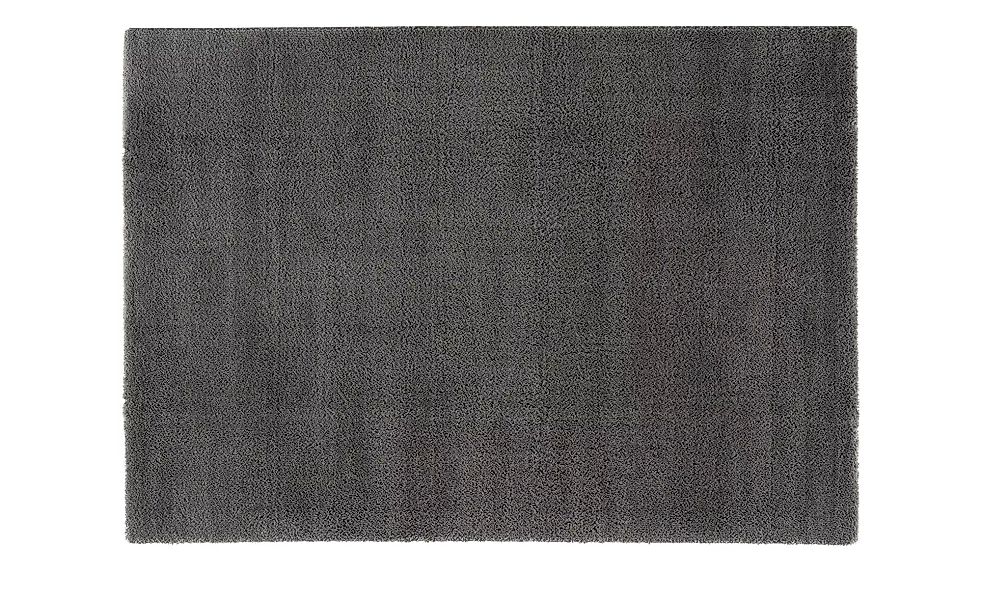 Hochflorteppich - grau - Synthethische Fasern - 80 cm - Teppiche > Wohntepp günstig online kaufen