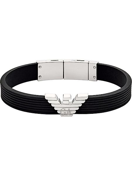 Emporio Armani Armband Emporio Armani Herren-Armband Silikon, Edelstahl günstig online kaufen