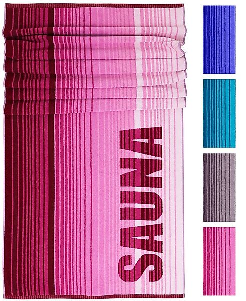 Lashuma Saunatuch XXl Handtuch Oslo, Frottee (1-St), großes Liegtuch Saunah günstig online kaufen