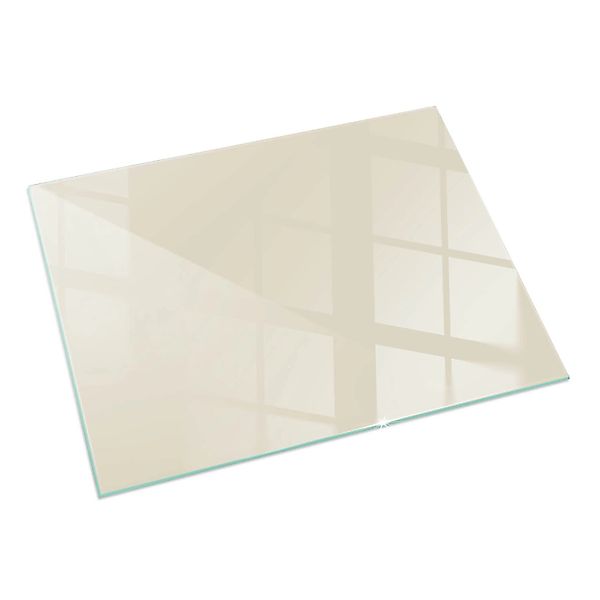 Tulup Glasplatte für Kamin Gelb Glasplatte für Kaminöfen Rechteck 60x40 cm günstig online kaufen