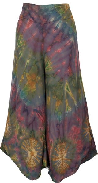 Guru-Shop Relaxhose Batik Palazzohose, Hosenrock, Batikhose,.. günstig online kaufen