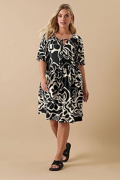 Stil Diva Minikleid Midikleid in Übergröße mit gerafftem Ausschnitt, kurzen günstig online kaufen