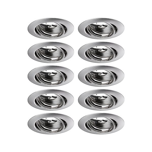 Paulmann "Einbauleuchte Base Basisset schwenkbar rund 90mm 20° GU10 max. 10 günstig online kaufen