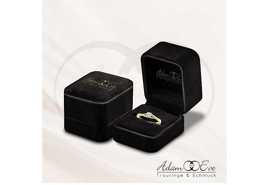 Adam & Eve Verlobungsring 585er Gold / Weißgold mit Brillanten - 0.18 ct, 0 günstig online kaufen