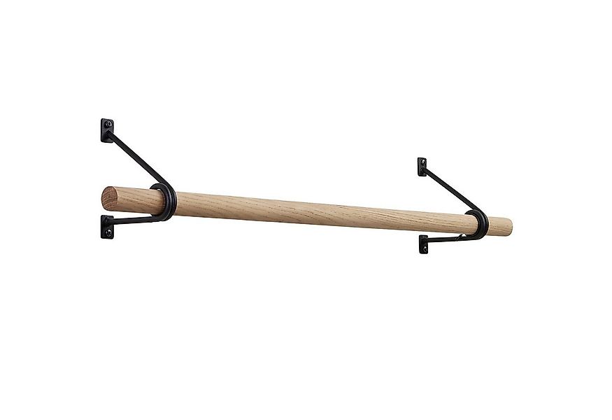 SO-TECH® Wandgarderobe 120 x 150 mm mit Ø 30 mm Kleiderstange aus Holz (Spa günstig online kaufen