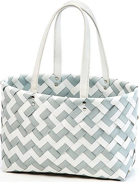 Kobolo Einkaufsshopper Einkaustasche ZIGZAG XL mit langen Henkel, 11 l günstig online kaufen