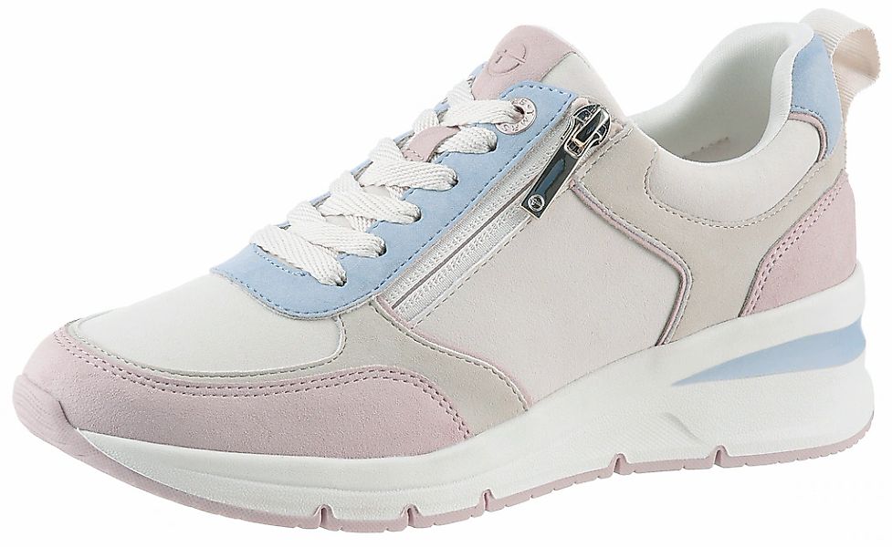 Tamaris Winterboots, Keilabsatz, Schnürboots mit abgesteppten Wattierungen günstig online kaufen