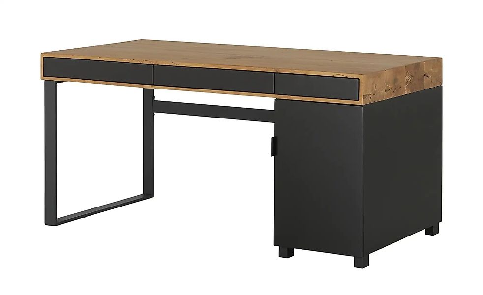 Schreibtisch  Enego ¦ schwarz ¦ Maße (cm): B: 80 H: 77 T: 80.0 Tische > Sch günstig online kaufen